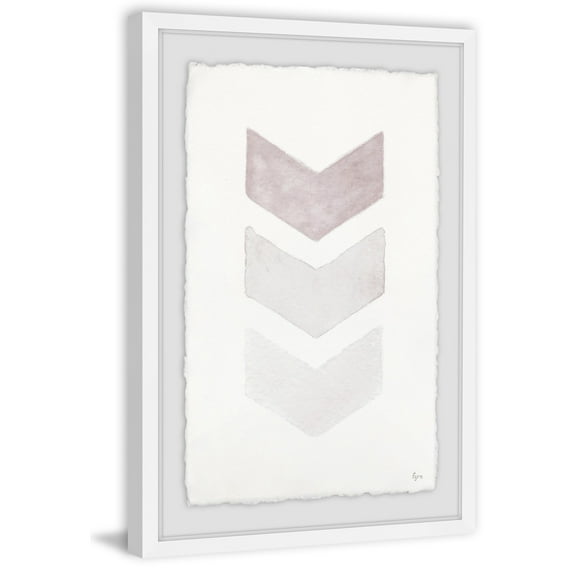 Bords Gris Framed Painting Print