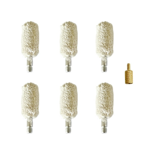 Bore Baby Bore Mop Gun Cleaning Brushes for Shotgun 12 Gauge (6 Pieces)