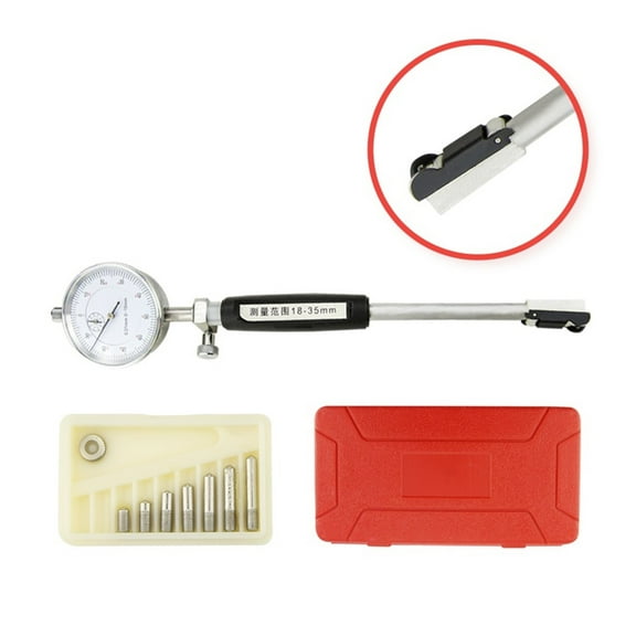 Bore Dial Indicator Measuring Rod Inner Diameter Dial Indicator Micrometer Woodworking Measuring Tool 18-35-50-160mm ,Very Versatile
