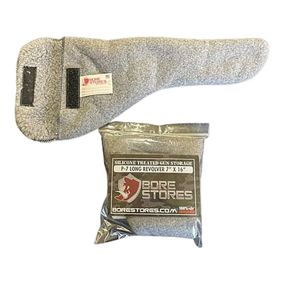 Bore Stores Silicone-Treated 10" Barrel Revolver Case 16" Gray