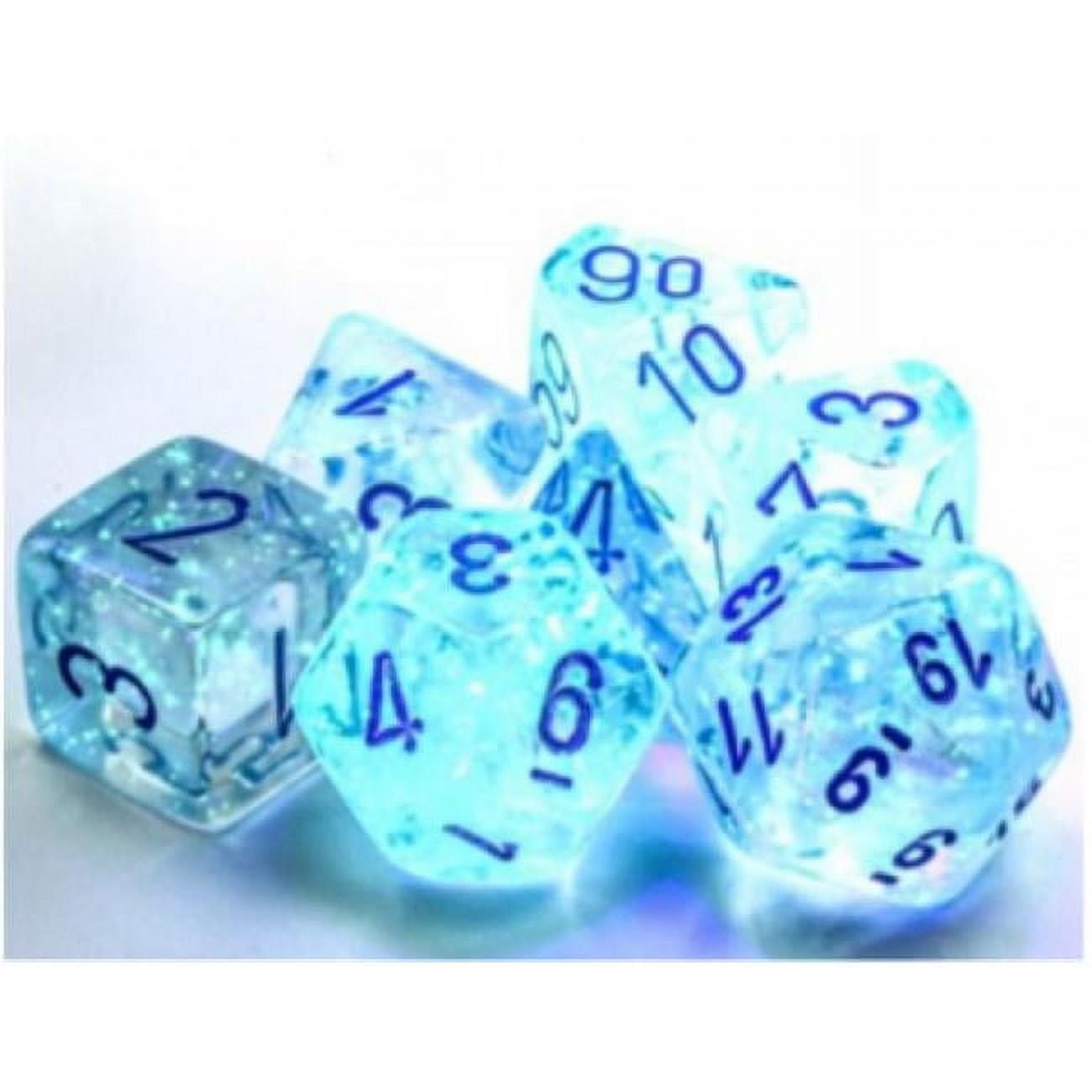 Borealis 12Mm D6 Icicle/Lt Bl Luminar 36 Dice Set offered by Publisher  Services