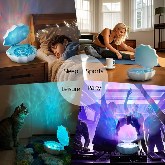 Borealis Night Light with Speaker - Relaxing Room Decor for Kids and Adults