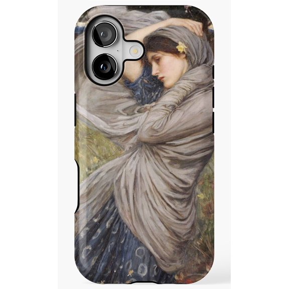 Boreas 1903 J W Waterhouse Fine Art Design Phone Case for iPhone 11 12 13 14 15 16 17 Pro Max