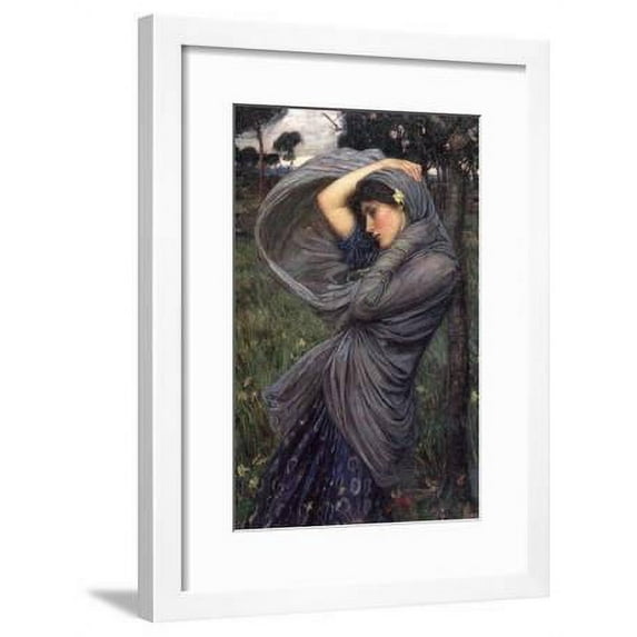 Boreas, Framed Art Print Wall Art by John William Waterhouse Sold by Art.Com