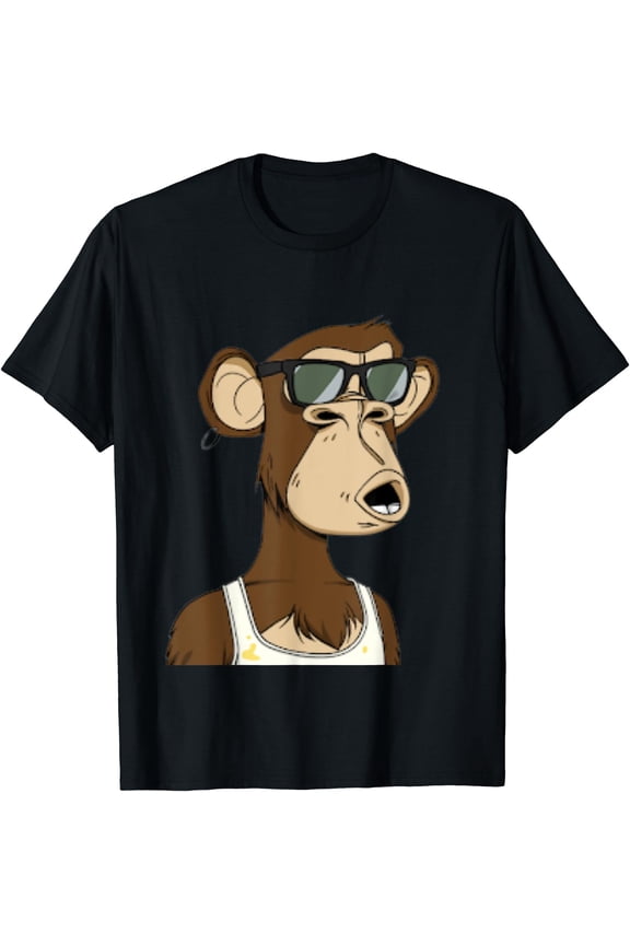 Bored Ape Yacht Club Inspired NFT attire, Cool Shades Crypto T-Shirt, Unisex T-Shirt