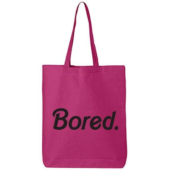 Bored Cotton Canvas Tote Bag
