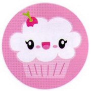 Bored Inc. Cupcake Button BB4004