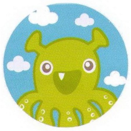 Bored Inc. Octopus Monster Button BB4006