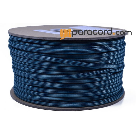 Bored Paracord Brand 550 Type III Paracord - Neon Turquoise w/ Black stripe - 250 Feet Spool