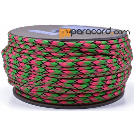 Bored Paracord Brand 550 Type III Paracord - Watermelon - 250 Feet Spool