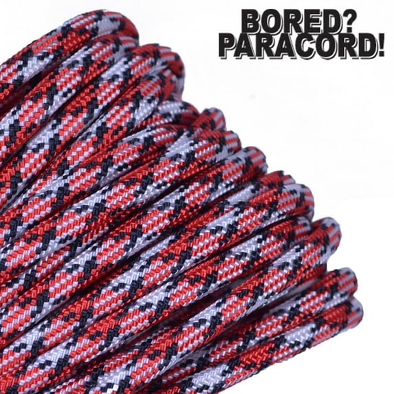 Bored Paracord Brand 550 lb Type III Paracord - Bite 100 Feet