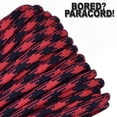 thumbnail image 1 of Bored Paracord Brand 550 lb Type III Paracord - Black Widow 100 Feet, 1 of 1