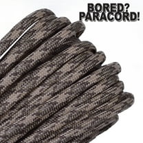 Bored Paracord Brand 550 lb Type III Paracord - Brown Snake 50 Feet