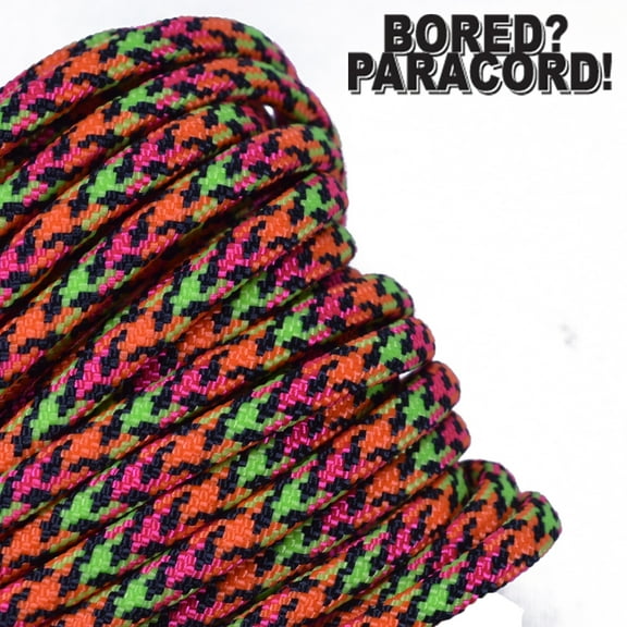 Bored Paracord Brand 550 lb Type III Paracord - Cosmic 10 Feet