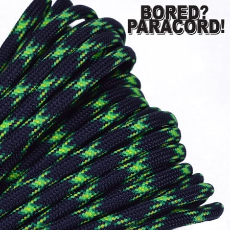 Bored Paracord Brand 550 lb Type III Paracord - Decay 100 Feet