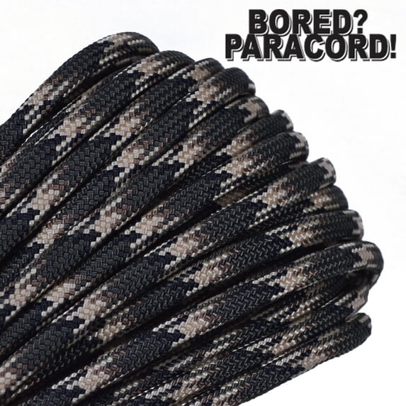 Bored Paracord Brand 550 lb Type III Paracord - Deep Woods Camo 1000 Feet