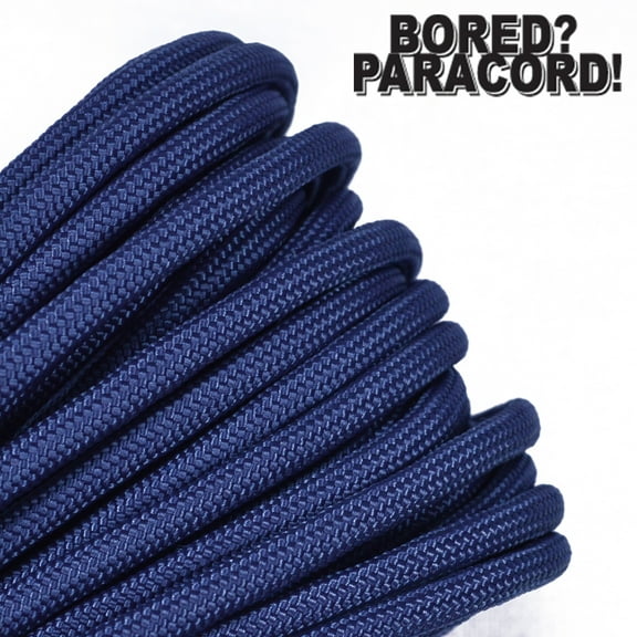 Bored Paracord Brand 550 lb Type III Paracord - FS Navy 50 Feet