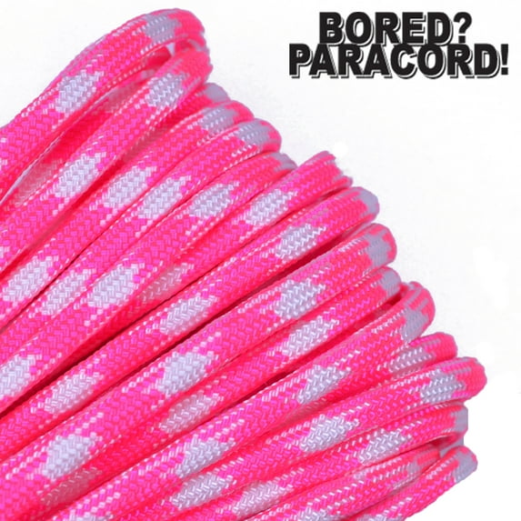 Bored Paracord Brand 550 lb Type III Paracord - Fasionista 1000 Feet