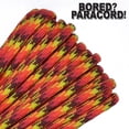 thumbnail image 1 of Bored Paracord Brand 550 lb Type III Paracord - Fireball 10 Feet, 1 of 1