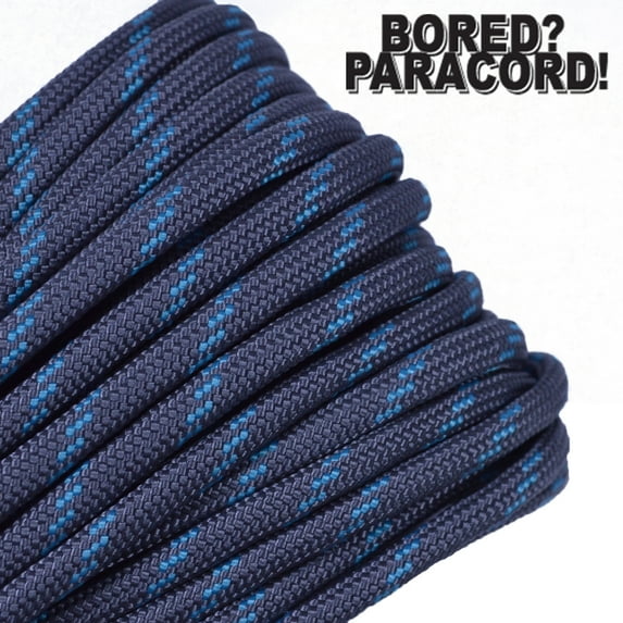 Bored Paracord Brand 550 lb Type III Paracord - Frostbite 50 Feet