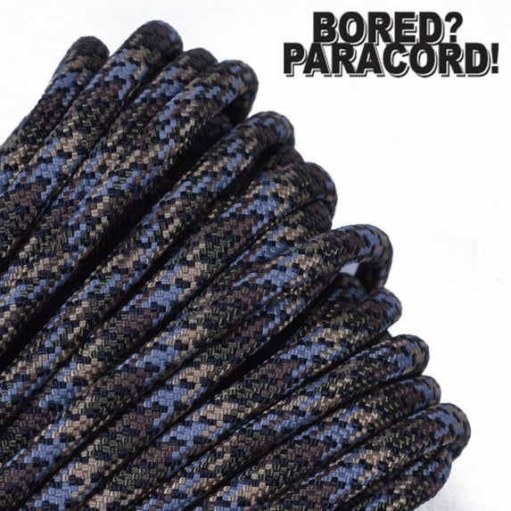 Bored Paracord Brand 550 lb Type III Paracord - Infiltrate 50 Feet
