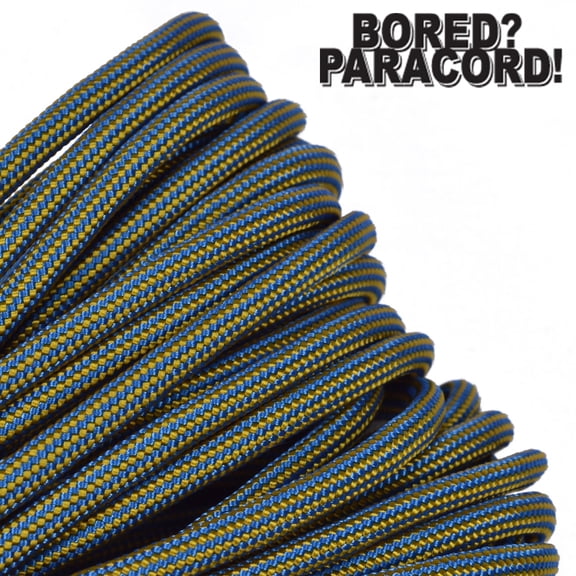 Bored Paracord Brand 550 lb Type III Paracord - King Tut 1000 Feet