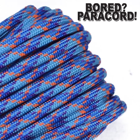 Bored Paracord Brand 550 lb Type III Paracord - Nebula 100 Feet