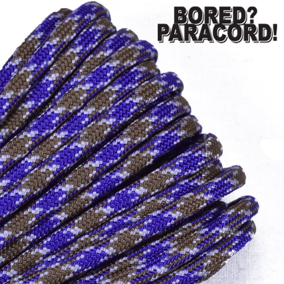 Bored Paracord Brand 550 lb Type III Paracord - PB&J 10 Feet
