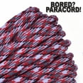 thumbnail image 1 of Bored Paracord Brand 550 lb Type III Paracord - Red Camo 50 Feet, 1 of 1