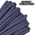 thumbnail image 1 of Bored Paracord Brand 550 lb Type III Paracord - Silver Diamonds 50 Feet, 1 of 1