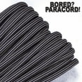 thumbnail image 1 of Bored Paracord Brand 550 lb Type III Paracord - Tan with Black Stripes 50 Feet, 1 of 1