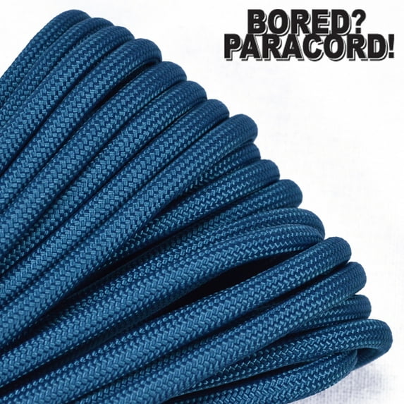Bored Paracord Brand 550 lb Type III Paracord - Teal 10 Feet