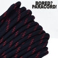 thumbnail image 1 of Bored Paracord Brand 550 lb Type III Paracord - Thin Red Line 100 Feet, 1 of 1