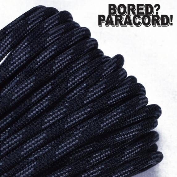 Bored Paracord Brand 550 lb Type III Paracord - Touch of Grey 50 Feet