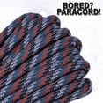 thumbnail image 1 of Bored Paracord Brand 550 lb Type III Paracord - Veggie Soup 10 Feet, 1 of 1