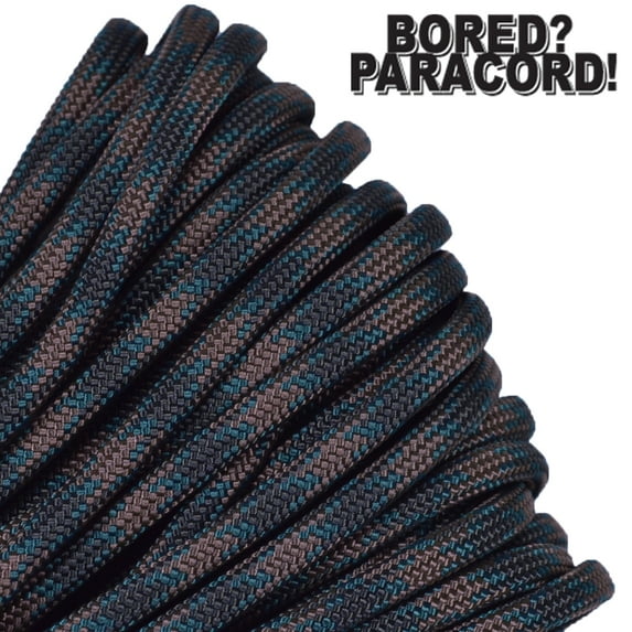 Bored Paracord Brand 550 lb Type III Paracord - Wetland 50 Feet