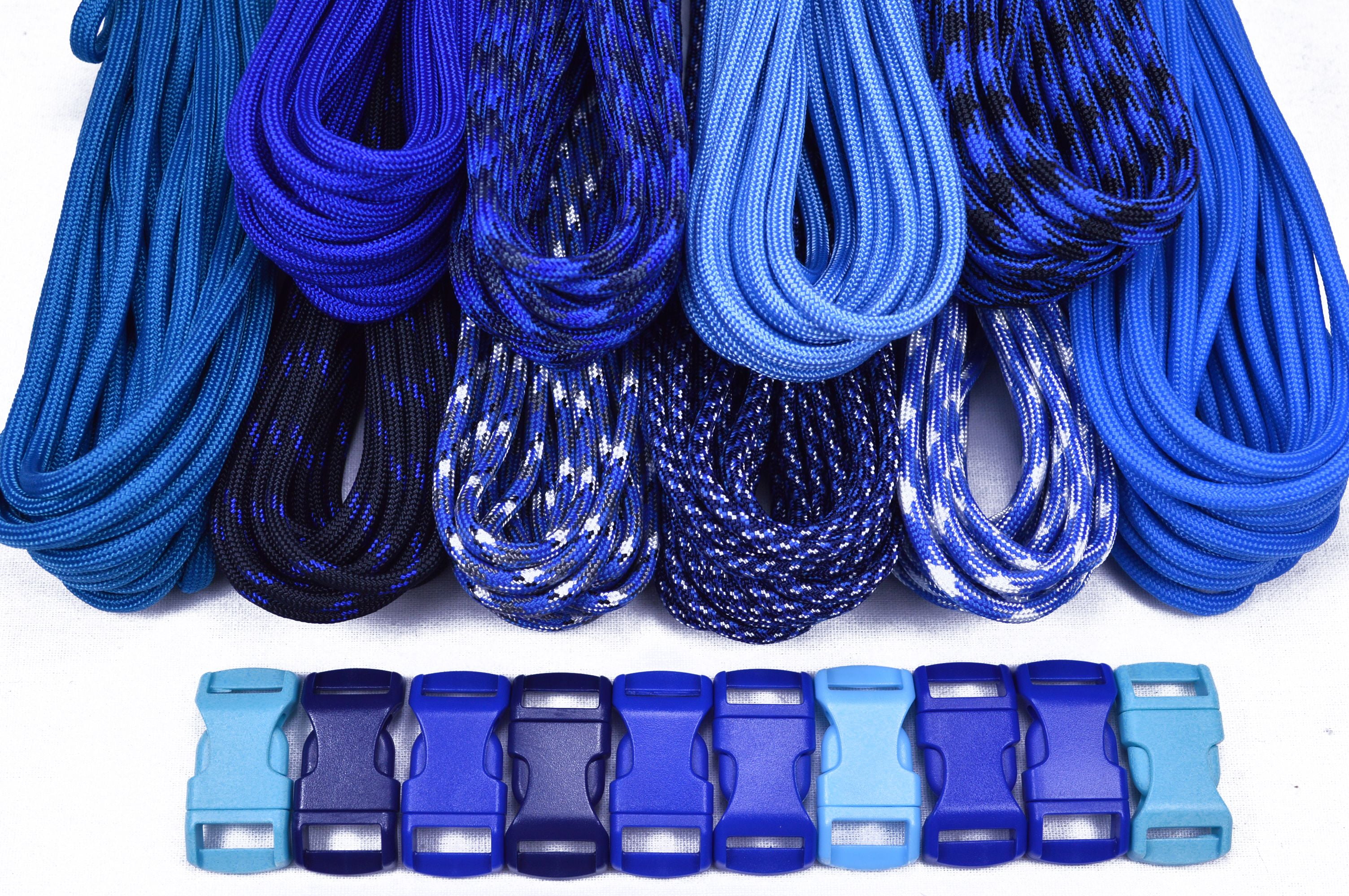 Bored Paracord Brand Paracord Starter Kit - Blues Combo Kit