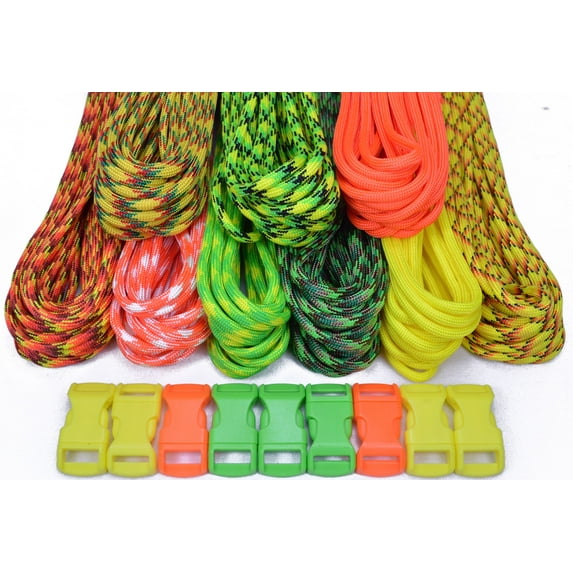 Bored Paracord Brand Paracord Starter Kit - Citrus Combo Kit