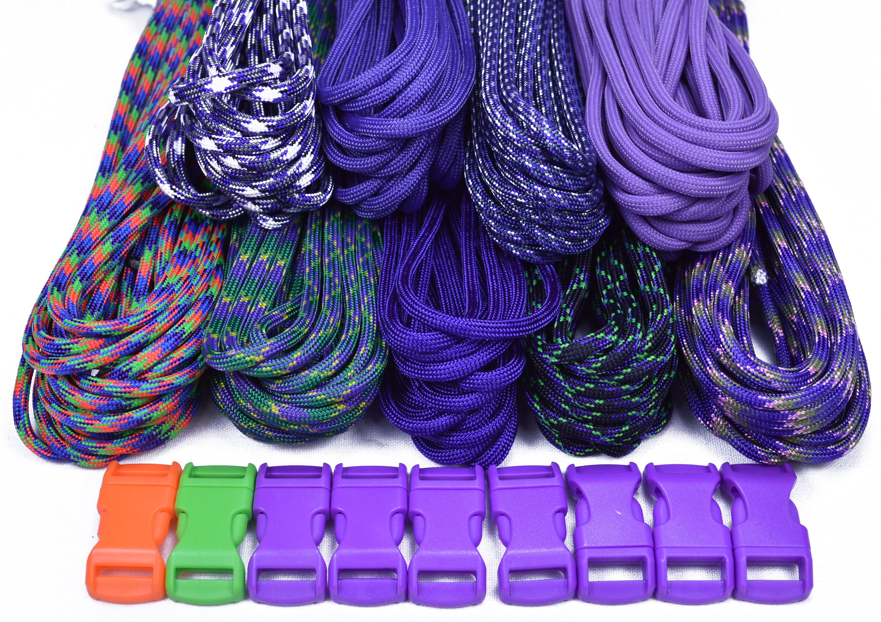 Bored Paracord Brand Paracord Starter Kit - Purple Combo Kit