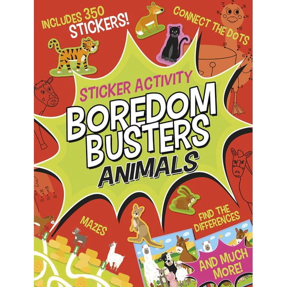 Boredom Busters: Animals Sticker Activity