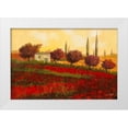 thumbnail image 1 of Borelli, Guido 14x11 White Modern Wood Framed Museum Art Print Titled - Papaveri Toscana II, 1 of 4