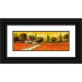 thumbnail image 1 of Borelli, Guido 14x7 Black Ornate Wood Framed with Double Matting Museum Art Print Titled - Fuoco Di Toscana, 1 of 4