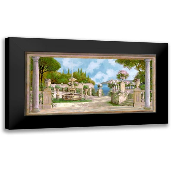Borelli, Guido 14x9 Black Modern Framed Museum Art Print Titled - La Fontana eII