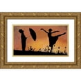 thumbnail image 1 of Borelli, Guido 18x12 Gold Ornate Wood Framed with Double Matting Museum Art Print Titled - Maybe It Doesnt Rain, 1 of 4