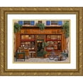 thumbnail image 1 of Borelli, Guido 18x15 Gold Ornate Wood Framed with Double Matting Museum Art Print Titled - Torrefazione, 1 of 4
