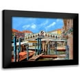 thumbnail image 1 of Borelli, Guido 24x19 Black Modern Framed Museum Art Print Titled - Rialto DallAltro Lato, 1 of 5