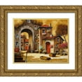 thumbnail image 1 of Borelli, Guido 24x20 Gold Ornate Wood Framed with Double Matting Museum Art Print Titled - Arco Giallo, 1 of 4