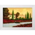 thumbnail image 1 of Borelli, Guido 32x23 White Modern Wood Framed Museum Art Print Titled - Al Tramonto Sul Fiume, 1 of 4