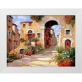 thumbnail image 1 of Borelli, Guido 32x25 White Modern Wood Framed Museum Art Print Titled - Lentrata al Borgo, 1 of 4
