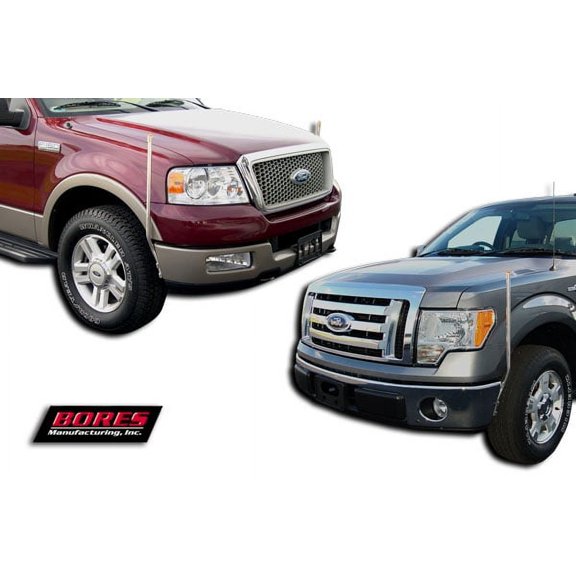 Bores Guide 731512 Stainless Steel Bumper Guide for 2004-2006 Ford Pick Up